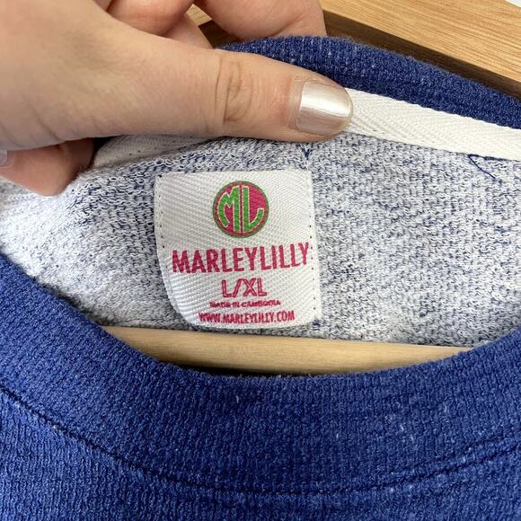 MarleyLilly PSA XL tie dye sweater crewneck style men's casual top long sleeved - Picture 3 of 7